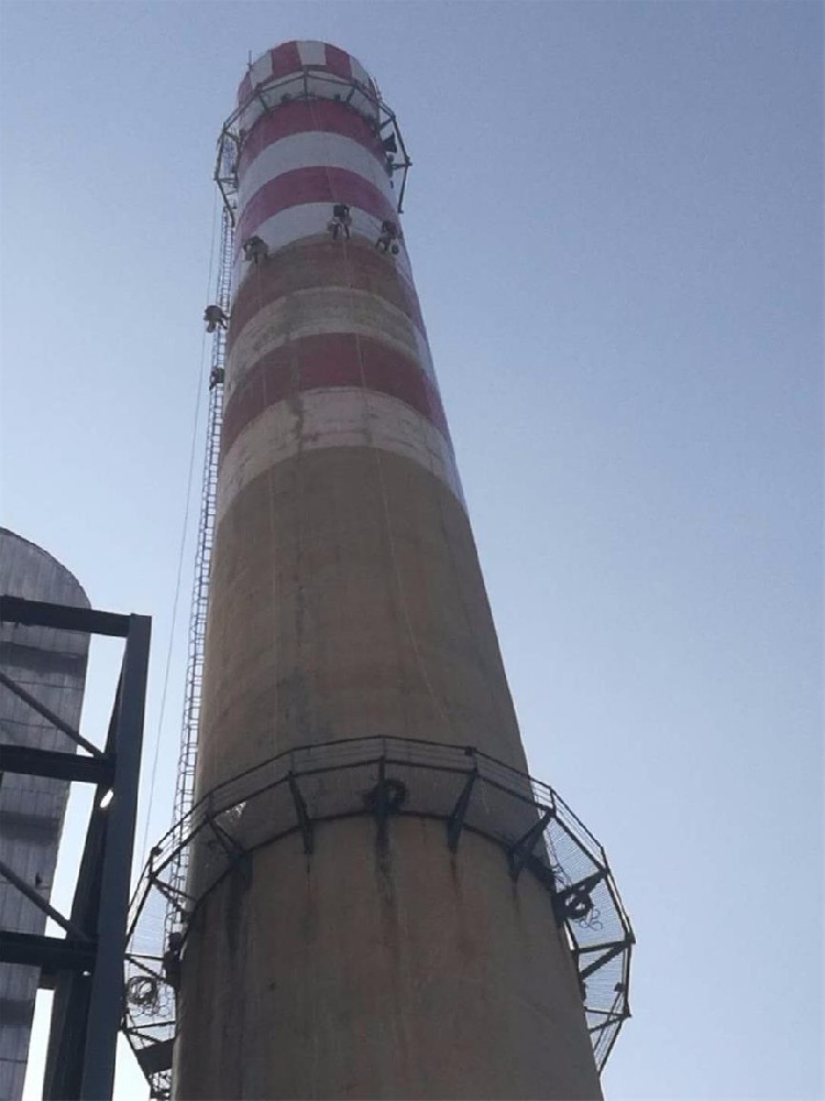 烟囱安装爬梯护网